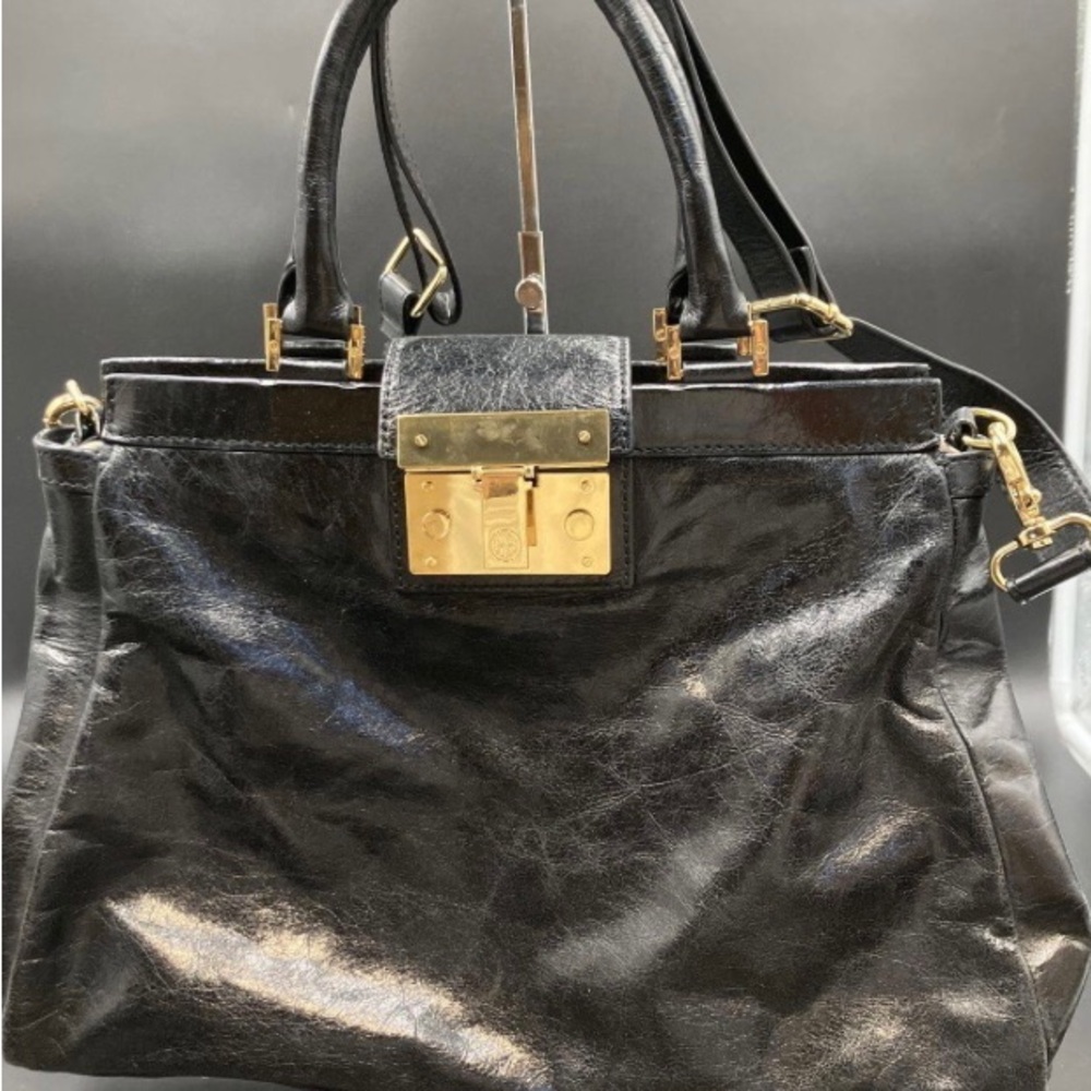 Tory Burch Black Leather Handbag